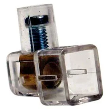Kopplingsklämma 2,5mm² transparent 100st
