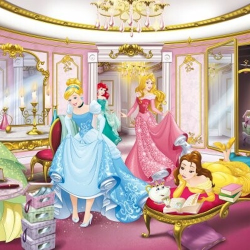 Papperstapet - Disney Prinsessor i Spegelsalen