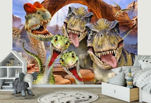 Non Woven - Selfie: Knasiga Dinosaurier