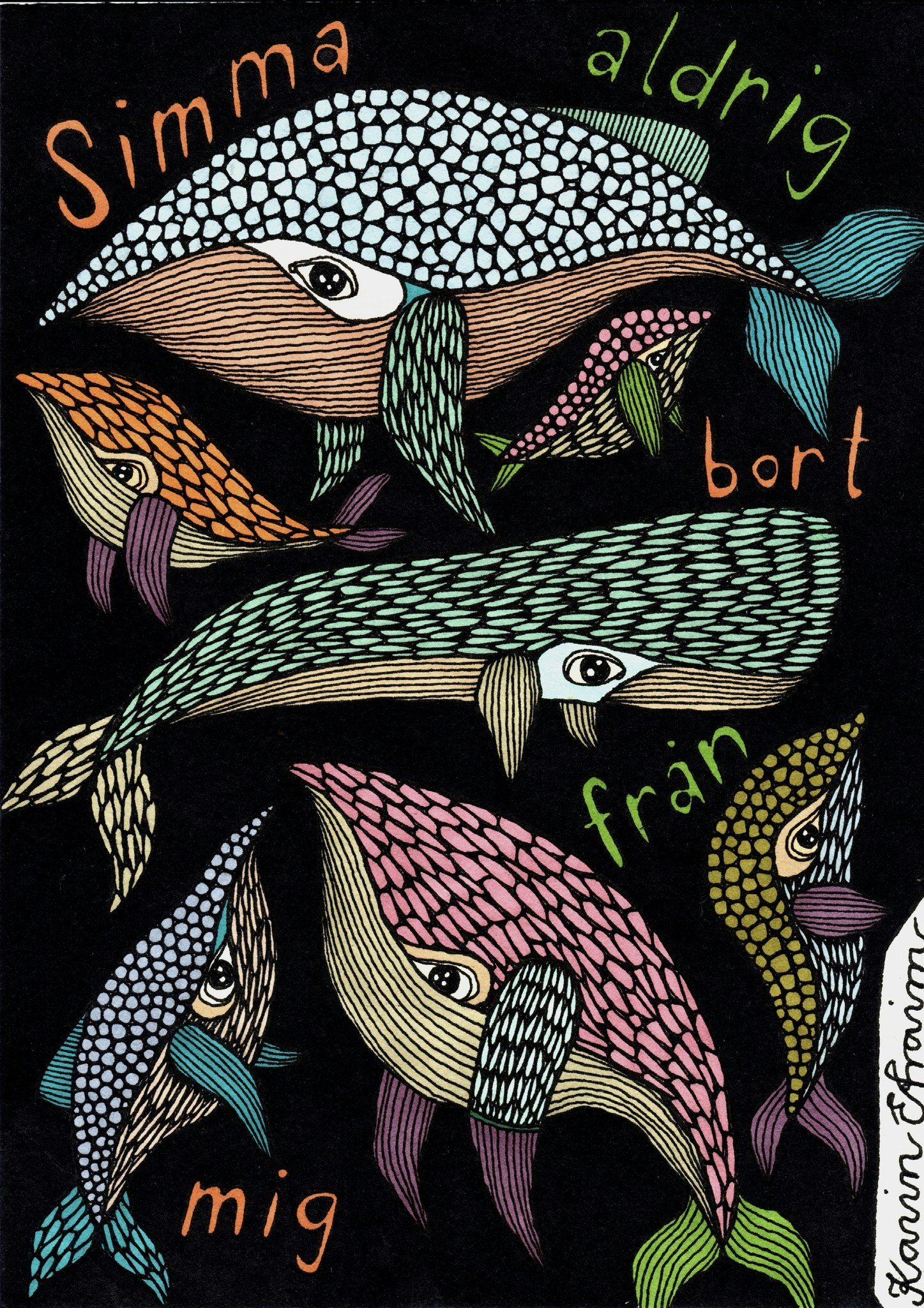 SIMMA ALDRIG BORT FRÅN MIG - affisch
