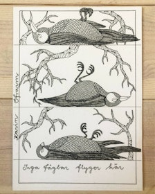 INGA FÅGLAR -print