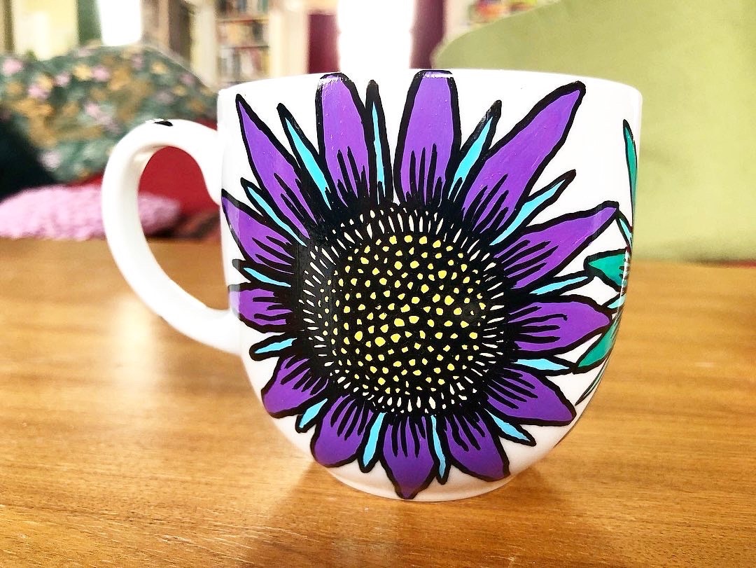 OLIKA BLOMMOR mugg