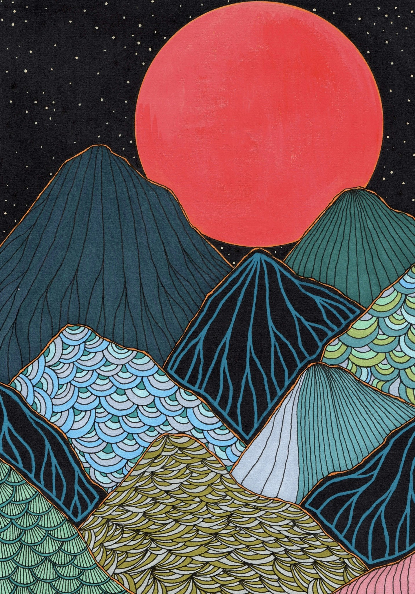 BLOOD MOON - affisch