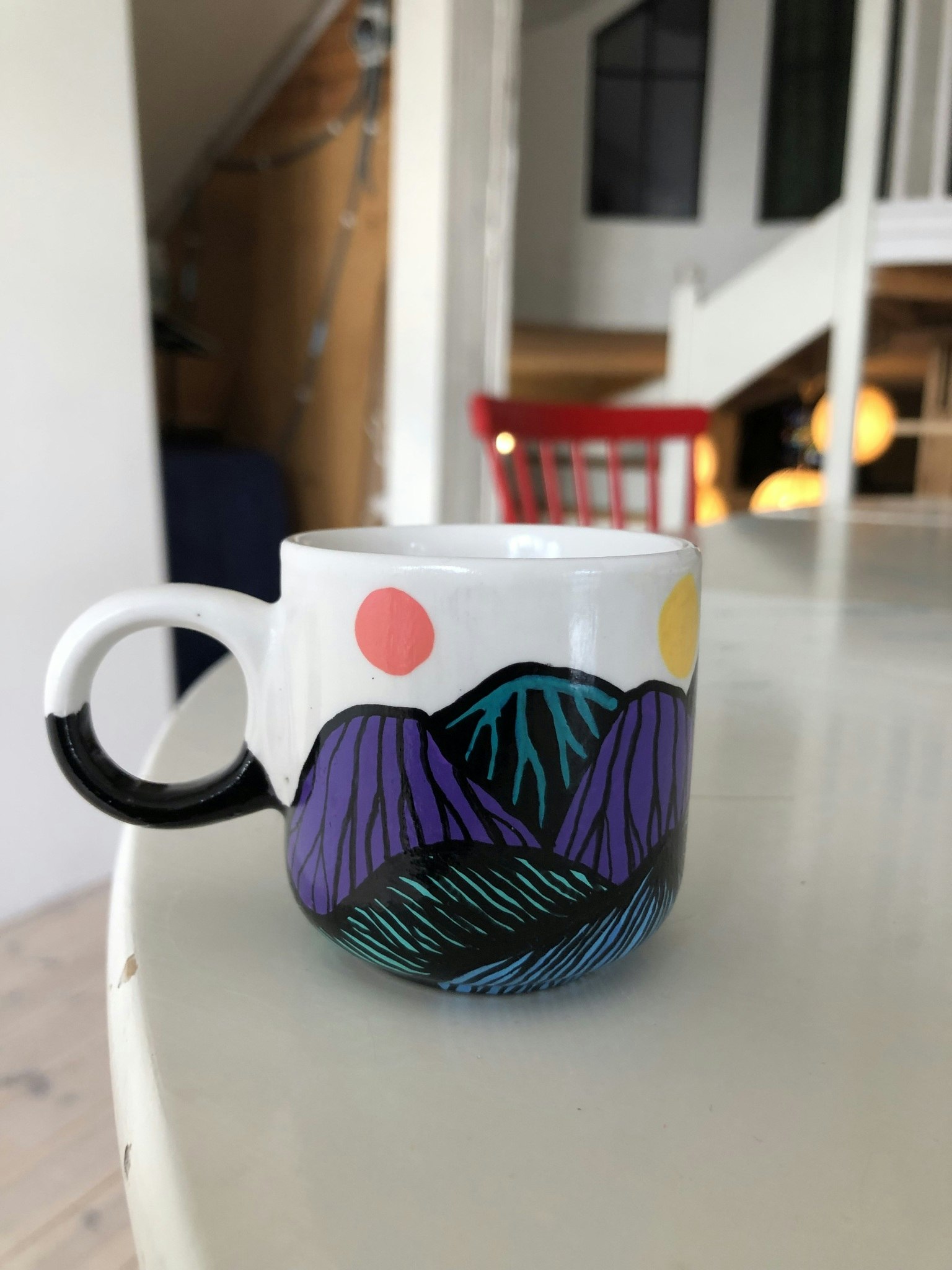 Espressokopp - Bergskap hav