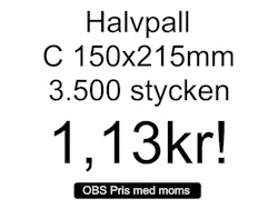 Bubbelpåsar storlek C 15x21cm Från 1,11 kr!