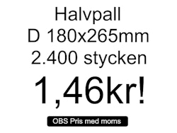 Bubbelpåsar storlek D 18x26cm Från 1,44 kr!