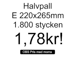Bubbelpåsar storlek E 22x26cm Från 1,75 kr!