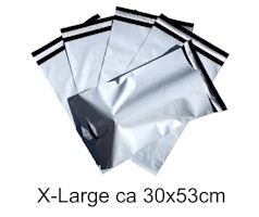 Vita Postorderpåsar med handtag XL 30x53cm