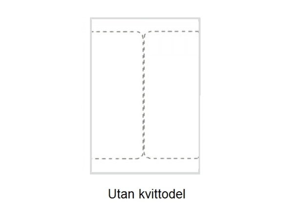 80 etiketter/A4. Ca 35,6 x 16,9 mm. Selvklæbende etiketter til din printer