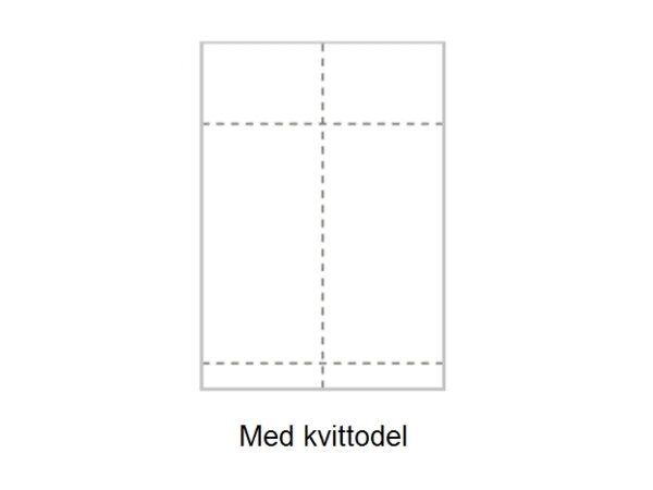 80 etiketter/A4. Ca 35,6 x 16,9 mm. Selvklæbende etiketter til din printer
