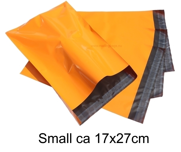 Oranga postorderpåsar mailingbags i 4 storlekar! Från 21 öre påsen!