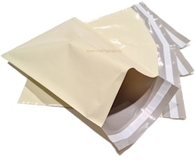 Cream postorderpåsar mailingbags i 2 storlekar! Från 89 öre påsen!