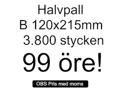 Bubbelpåsar storlek B 12x21cm Från 99 öre!
