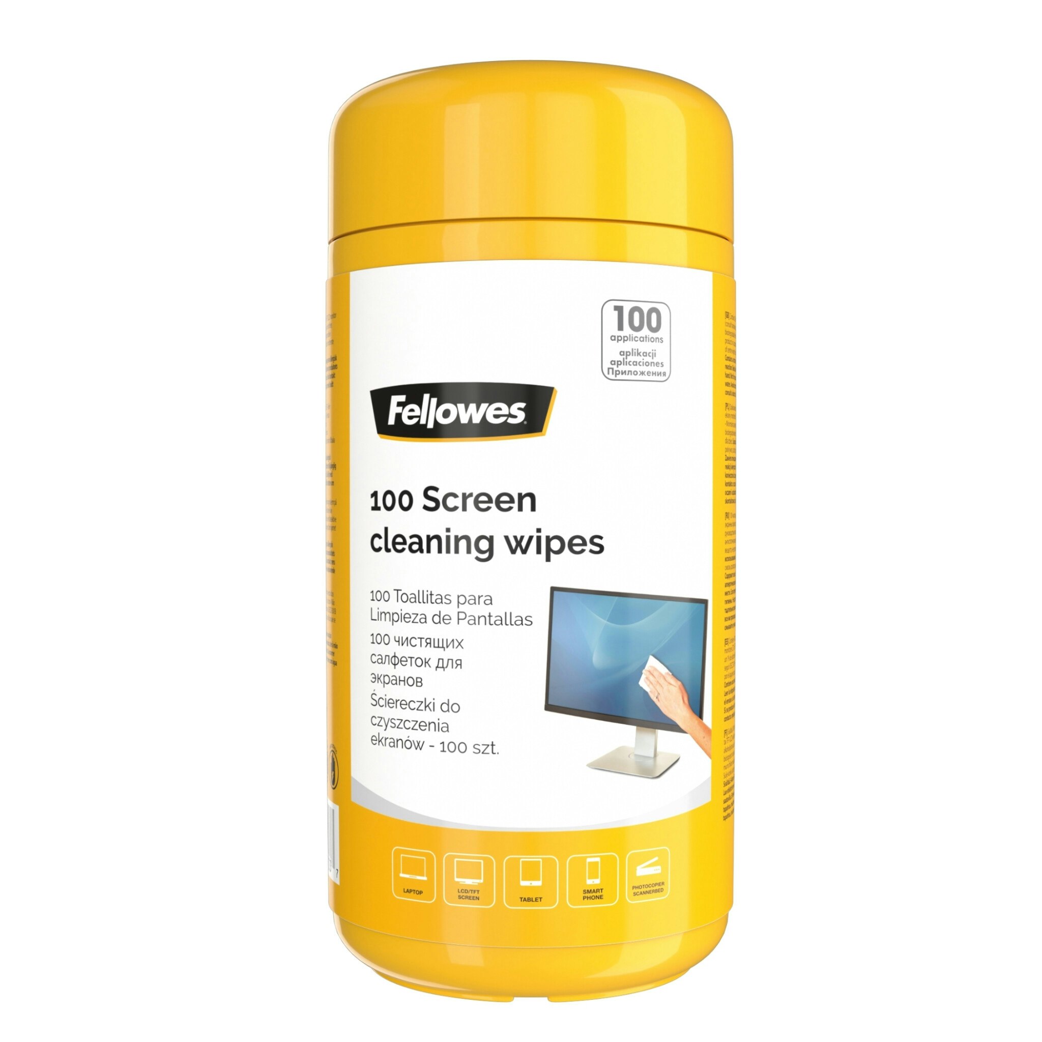 Fellowes Screen cleaning wipes 100 pcs