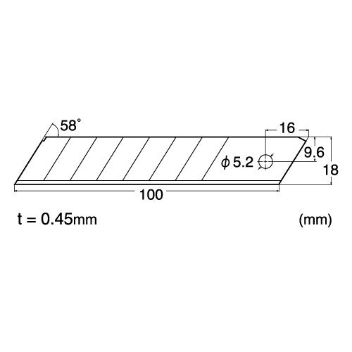 NT Cutter® Brytblad BL-300. 6-Pack. 18mm. Från 59kr!