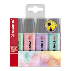 STABILO BOSS 4-Pack Pastel