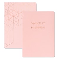 KOZO Notebook A5 2-Pack Pink