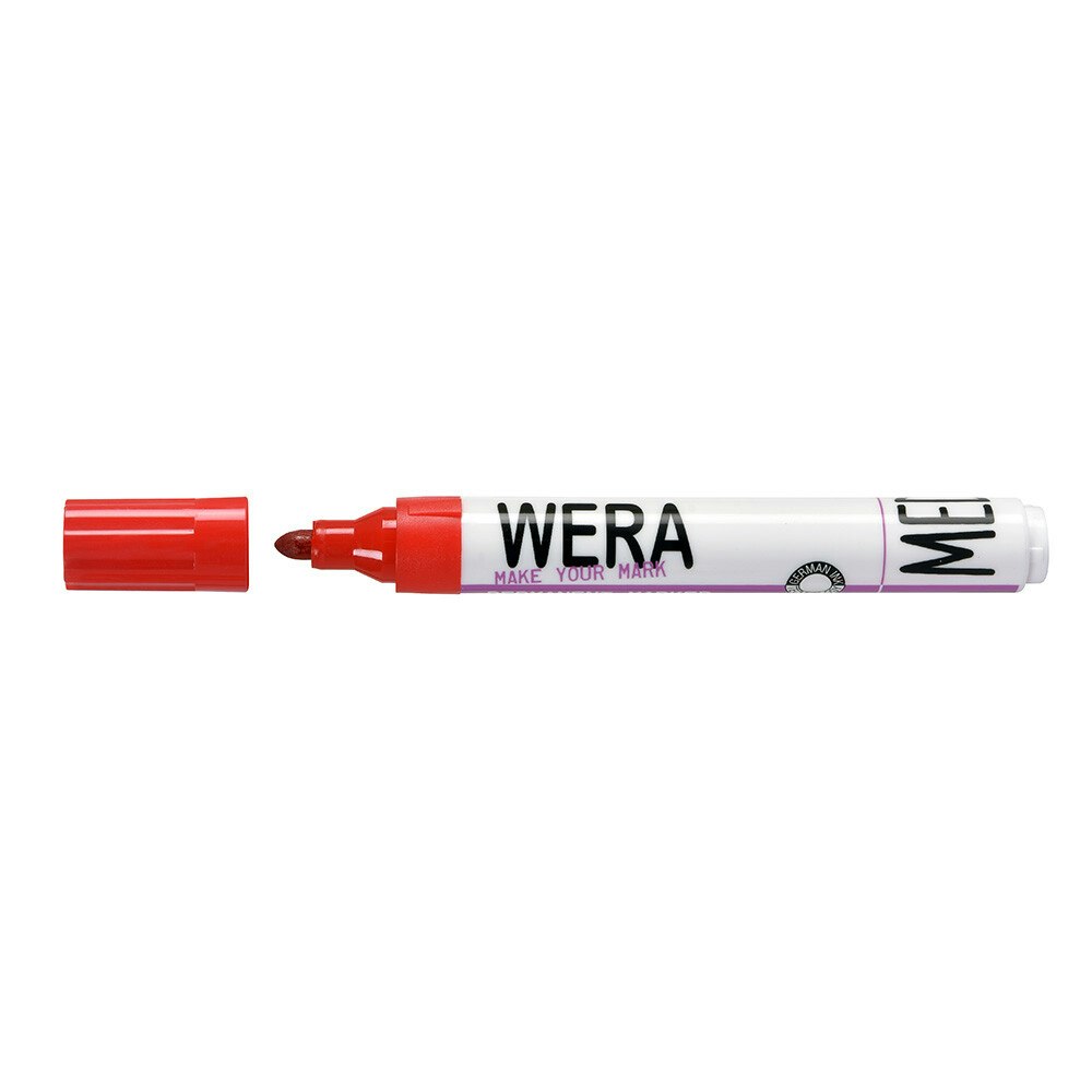 Wera Permanent Märkpenna 1-3mm Röd. Från 7kr/styck!