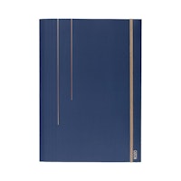 KOZO A4 Gummisnoddsmapp Papp Navy. Från 56,6kr!