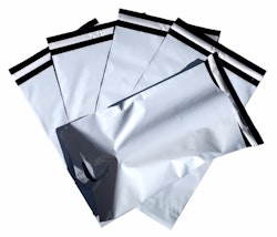 Vita Postorderpåsar med handtag 2XL 34x52cm