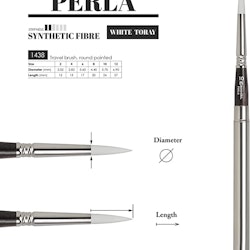 Escoda-Perla silver travel brush-1438-8