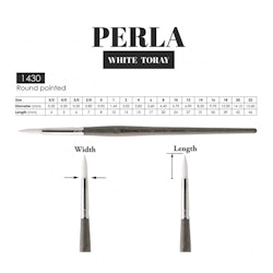 Escoda-Perla round toray-1430-6