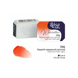 Rosa akvarellfärg Gallery-706 Cadmium Red Light