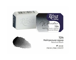 Rosa akvarellfärg Gallery-724 Neutral black