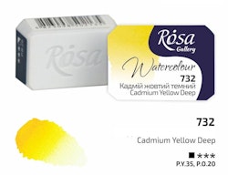 Rosa akvarellfärg Gallery-732 Cadmium Yellow Deep