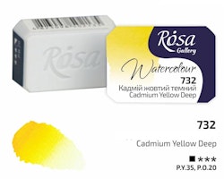 Rosa akvarellfärg Gallery-732 Cadmium Yellow Deep