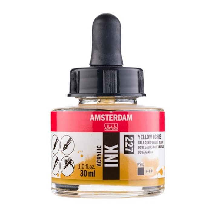 Amsterdam ink-30ml-227-yellow ochre