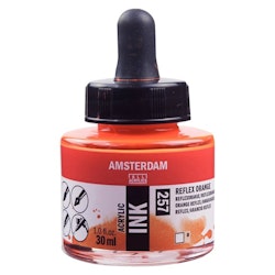 Amsterdam ink-30ml-257-reflex orange