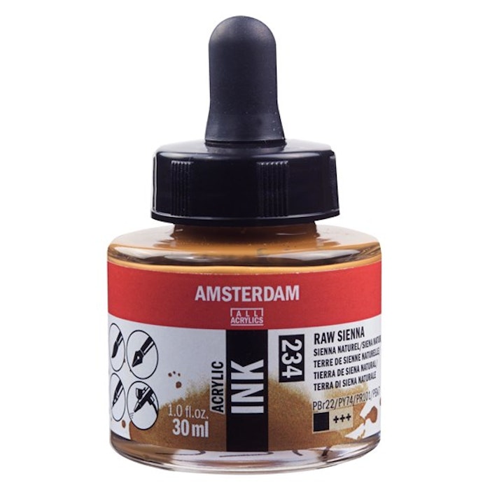 Amsterdam ink-30ml-234-raw sienna