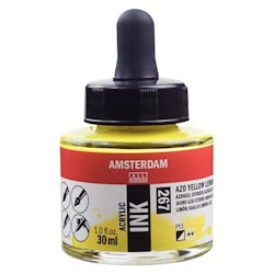 Amsterdam ink-30ml-267-azo yellow lemon