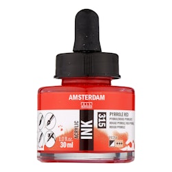 Amsterdam ink-30ml-315-pyrrole red