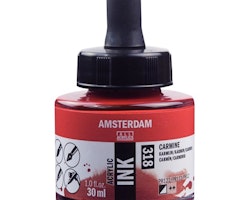 Amsterdam ink-30ml-318-carmine