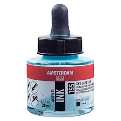 Amsterdam ink-30ml-551-sky blue light
