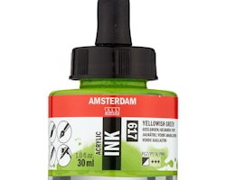 Amsterdam ink-30ml-617-yellowish green