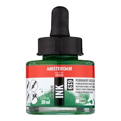 Amsterdam ink-30ml-619-permanent green deep