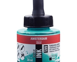 Amsterdam ink-30ml-661-turqouise green