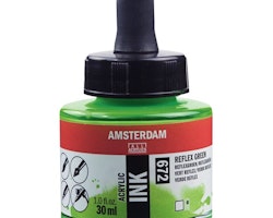 Amsterdam ink-30ml-672-reflex green