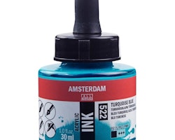 Amsterdam ink-30ml-522-turquoise blue