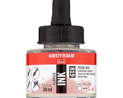 Amsterdam ink-30ml-819-pearl red