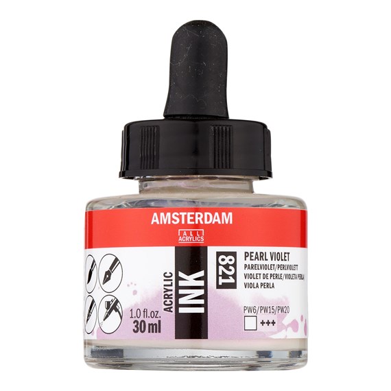 Amsterdam ink-30ml-821-pearl violet