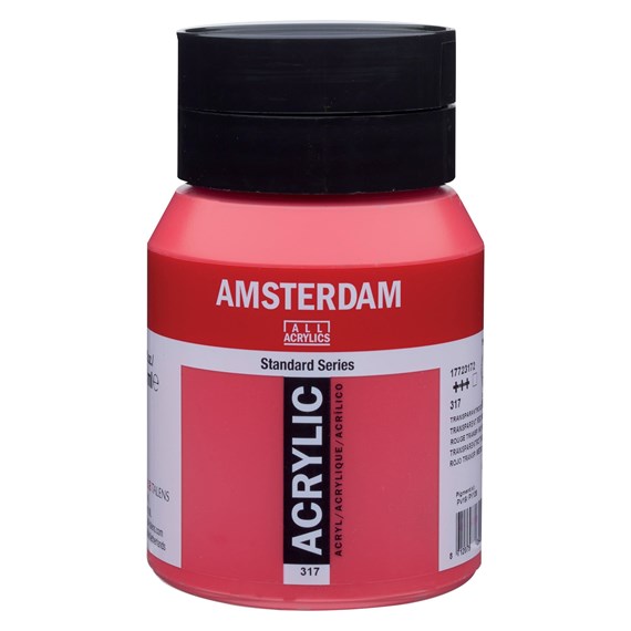 Amsterdam-500ml-317-Transparant red med.