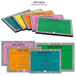 Arches akvarellblock-640g-23x31-10stCP