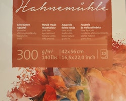 Hahnmuhle-akvarell-Coldpress-42x56cm-300g-10st