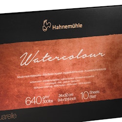 Hahnemuhle-watercolour-30x40-rough-300g-10st