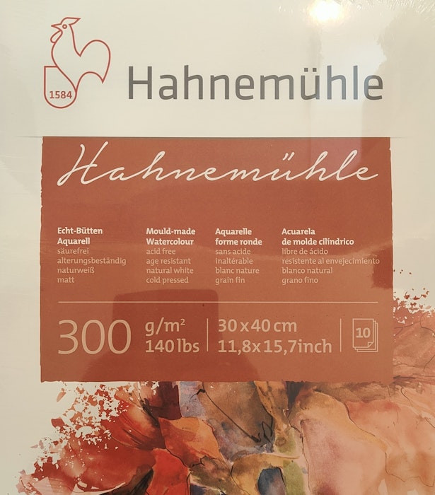 Hahnemuhle-300gram-30x40-rough-10 st