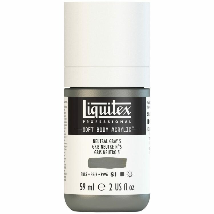 Liquitex-softbody-59ml-S1-neutral gray